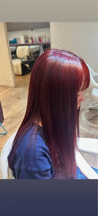 ロング cie所属・ふくし りこのヘアスタイル