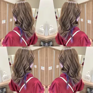 セミロング 髪質改善カラー/店長 宮内秀峰のヘアスタイル