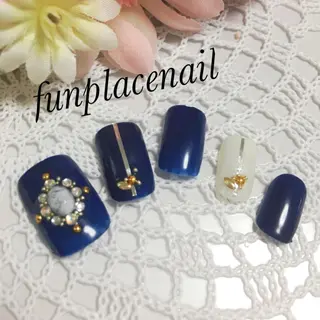 ショート ミディアム セミロング ロング カラー パーマ ヘアアレンジ メンズ キッズ ネイル まつエク nail salon&school felice所属・フェリーチェ瑞江店 新山のネイルデザイン