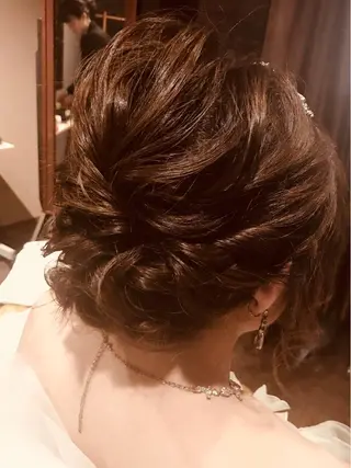 ミディアム Delight ヘアメイク着付けのヘアスタイル