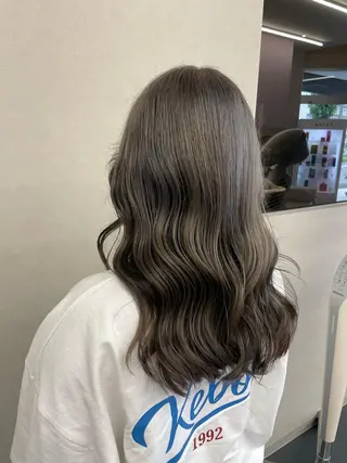 セミロング 福田 拓人のヘアスタイル