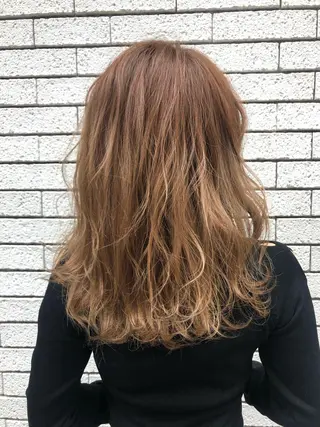 ミディアム ボブ韓国風レイヤー 髪質改善/畠中ケントのヘアスタイル