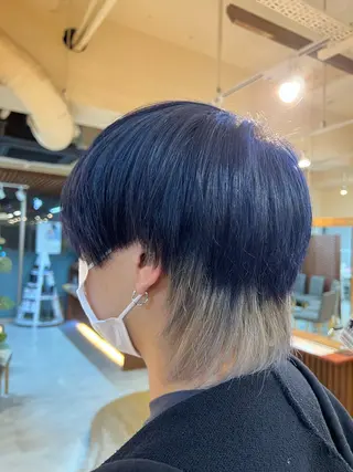 カラー メンズ 小川 春花のヘアスタイル
