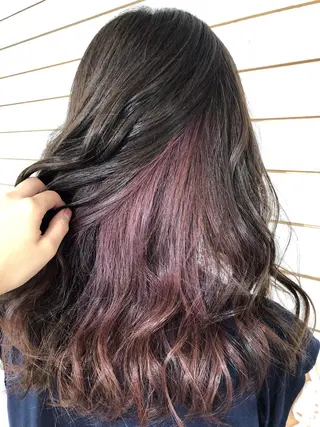 ミディアム カラー ヘアアレンジ 🦋美髪/エクステ 🦋アベイクミのヘアスタイル