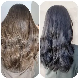 ロング カラー ヘアアレンジ 🫧美髪矯正/ 髪質改善/藤平健太のヘアスタイル