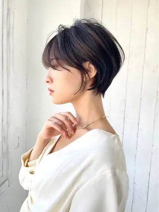 ショート カラー パーマ ヘアアレンジ 【くせ毛解消】縮毛 髪質改善✨たくみ✨のヘアスタイル