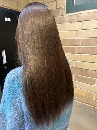 ロング カラー hair make ERTE所属・ヘアーメイクエルテ 六甲アイランド　宮田のヘアスタイル