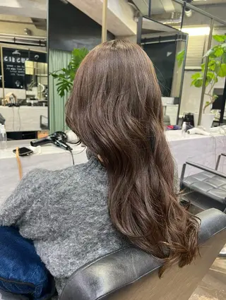 ロング カラー ROBBY所属・松井美樹/似合わせ ガーリー・韓国のヘアスタイル