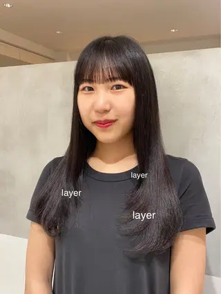 ロング 艶感/ナチュラル 🩵amiのヘアスタイル