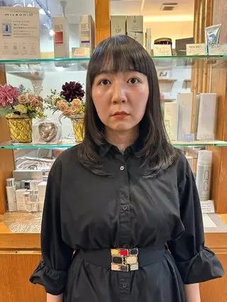 ミディアム Lit.自由が丘（SENJYU自由が丘）所属・【髪質改善/美髪】 ⭐️川嶋 陸央⭐️のヘアスタイル