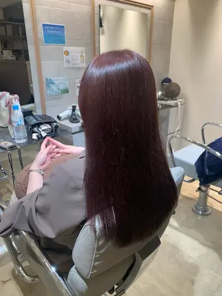 ロング カラー 暖色/艶カラー🍑☆ /杉村夏希のヘアスタイル