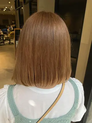 ショート カラー ヘアアレンジ アンククロス渋谷【ANKH CROSS】所属・韓国ヘア┊︎レイヤー ┊︎haruka🌙のヘアスタイル