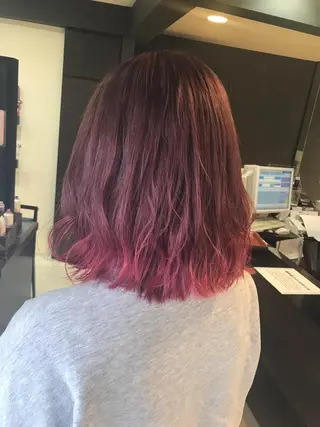 ミディアム ReHyd BEAUTÉ salon&store 心斎橋店所属・❤️MASAKO❤️ 🌸🩷エクステ🩷のヘアスタイル