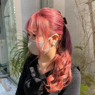 ロング カラー ヘアアレンジ uros.所属・メンズパーマ/ エクステ🌞セナのヘアスタイル