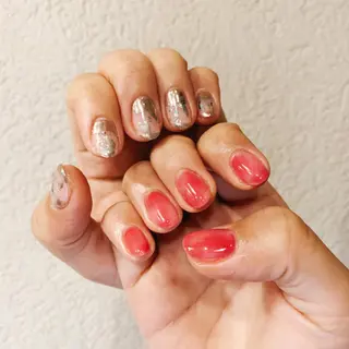 ショート カラー ネイル naillmatic所属・naillmatic ﾈｲﾙﾏﾃｨｯｸのネイルデザイン