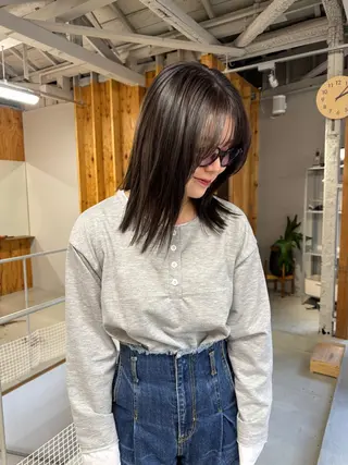 ミディアム カラー GIFT所属・橋本叶夢/ ショートヘア/パーマのヘアスタイル