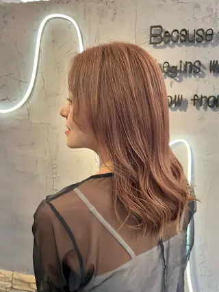 ミディアム カラー 似合わせカット💙 いぐち しょうた💙のヘアスタイル