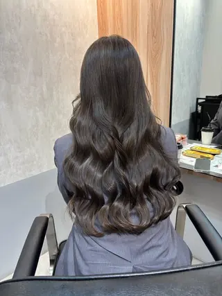 ロング カラー ✨津田佐功/兵庫三宮 /カラー/縮毛矯正✨のヘアスタイル