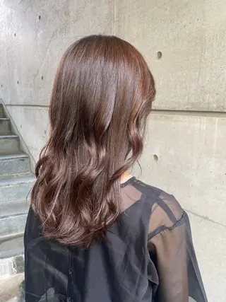 ロング カラー PEAR＋L所属・似合わせカラー たなかちなみ🦤♡のヘアスタイル