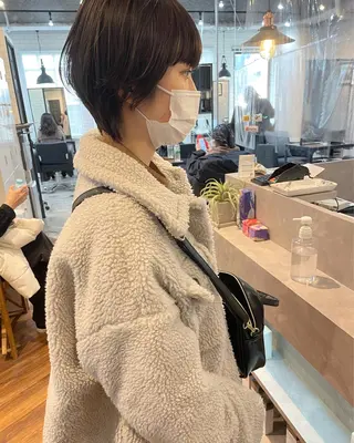 カラー レイヤー/ボブ/ 顔周り/yukinaのヘアスタイル