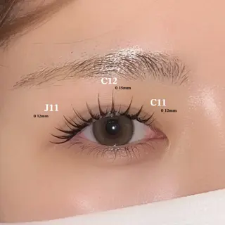 マツエク・マツパ 肌に馴染むハイトーン /ミルクティーカラーのヘアスタイル