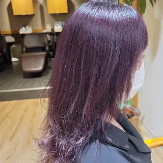 カラー 安永 結菜のヘアスタイル