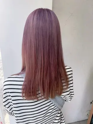 セミロング ☆ハイトーン口コミ◎ WiLL/京橋のヘアスタイル