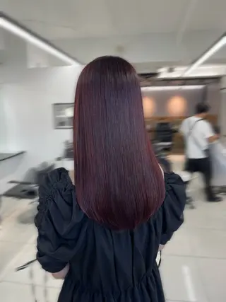 ロング カラー ブリーチなしWカラー /アレンジ/ユウミのヘアスタイル