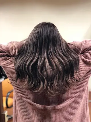 セミロング hair stage truth所属・森 健人のヘアスタイル