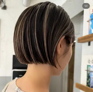 ショート 宇野愛華∕ 似合わせレイヤーのヘアスタイル