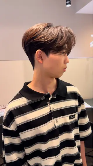 パーマ メンズ 森野 啓斗のヘアスタイル