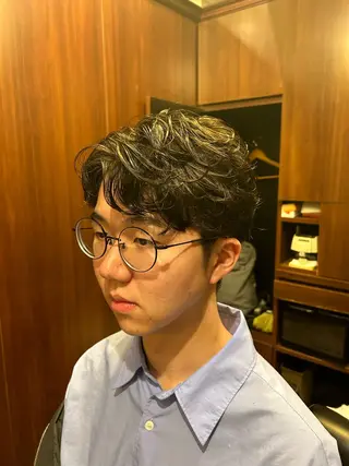 ミディアム パーマ メンズ 2回目以降✖︎ こうようのヘアスタイル