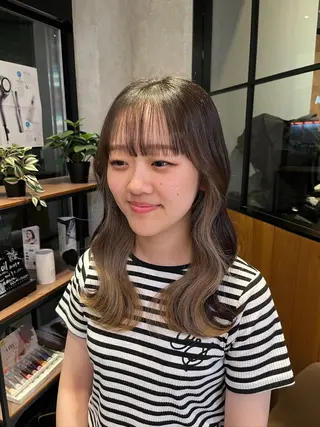 ロング カラー yuuri🎀/大宮 /韓国ヘア/レイヤーのヘアスタイル