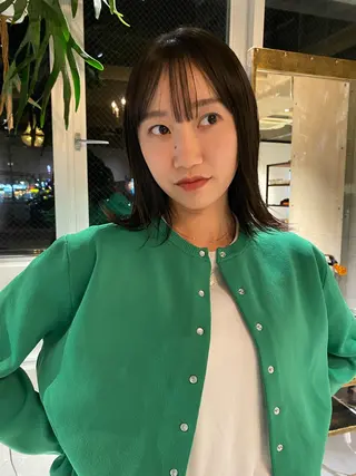 ミディアム PARK　枝元 みうのヘアスタイル