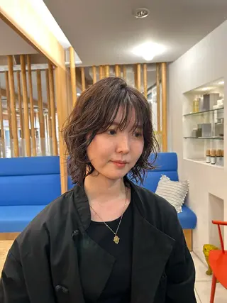 ミディアム 🌞アオキ サキ🕊のヘアスタイル