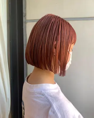 ミディアム カラー KANO🌷 ブリーチなしカラーのヘアスタイル