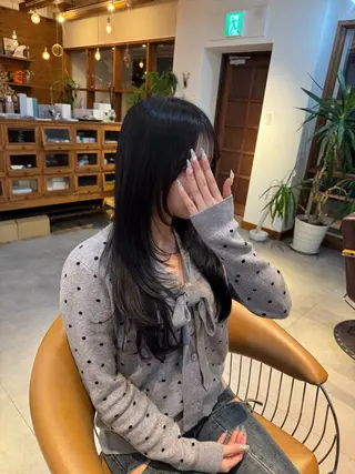 ロング カラー Revie  hair所属・Hiyori/透明感 矢場町/栄のヘアスタイル