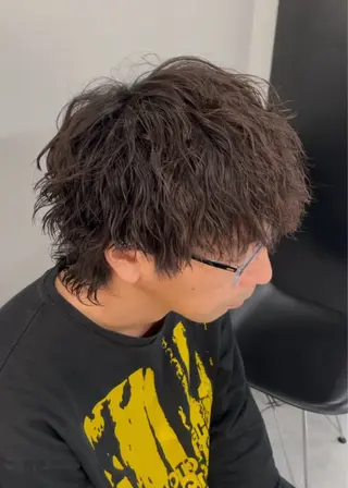 パーマ メンズ メンズモテパーマ💙 fuwaのヘアスタイル