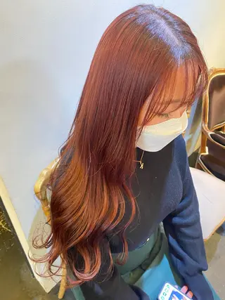 ロング カラー NATSUKI😸 ✂︎南森町美容室のヘアスタイル