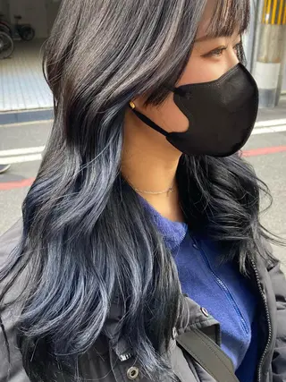 セミロング ✨ミニモ限定価格◎ ブリーチ無しカラーのヘアスタイル