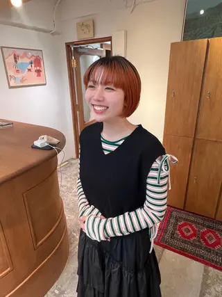 カラー aiko【艶カラー ・ミニモ年内で終了】のヘアスタイル
