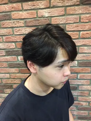 ミディアム 赤坂barber 古澤慶一郎【モテ髪】のヘアスタイル