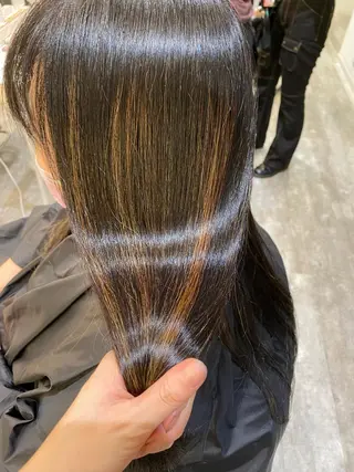 セミロング 横浜🍒カット エクステ/RIEのヘアスタイル