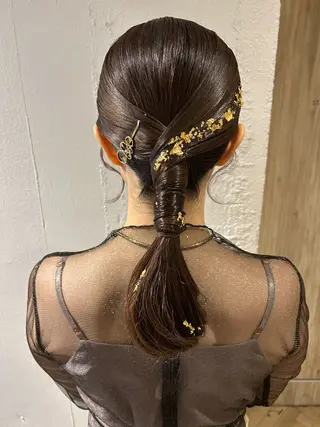 ロング ヘアアレンジ 艶カラー🌸アレンジ 🌹Sally🕊️のその他イメージ