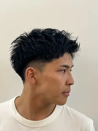 ショート ヒロ銀座barber shop 難波所属・つつみうち ふわりのヘアスタイル