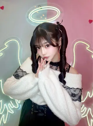 ロング 韓国🫧アイドルヘア 🎀みづきのヘアスタイル