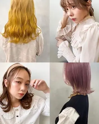 カラーソムリエ認定 茶屋町Eir岩本のヘアスタイル