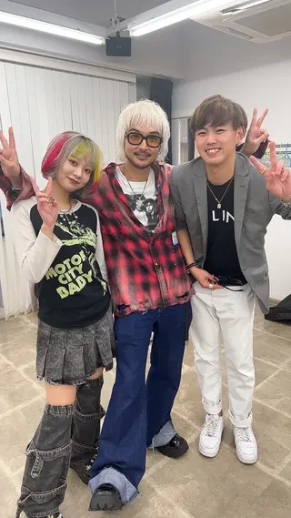 ミディアム カラー パーマ ヘアアレンジ メンズ 堀井 凌平のヘアスタイル