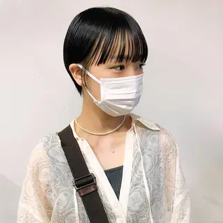 ショート カラー 中屋恵美🎨 Designカラーのヘアスタイル