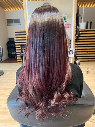 ロング カラー 関口 友行のヘアスタイル